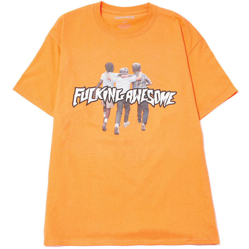 FUCKING AWESOME FRIENDS T-SHIRT / PEACH | Garmentory