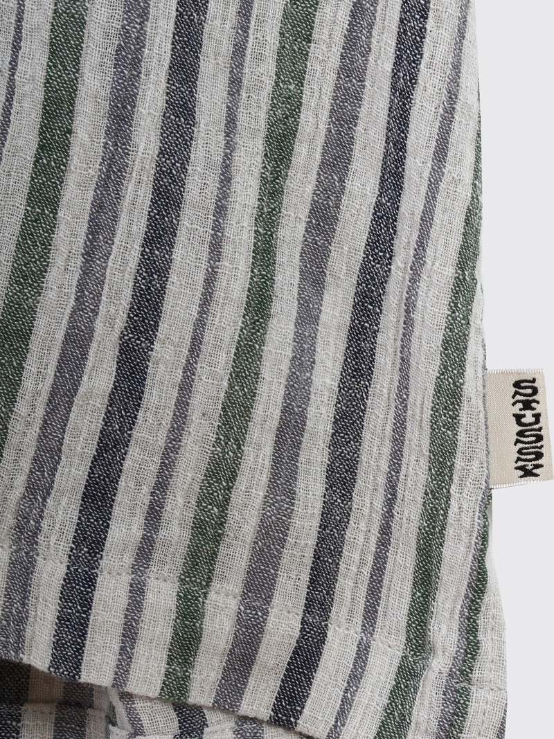 Stussy Wrinkly Cotton Gauze Shirt - Stripe | Garmentory