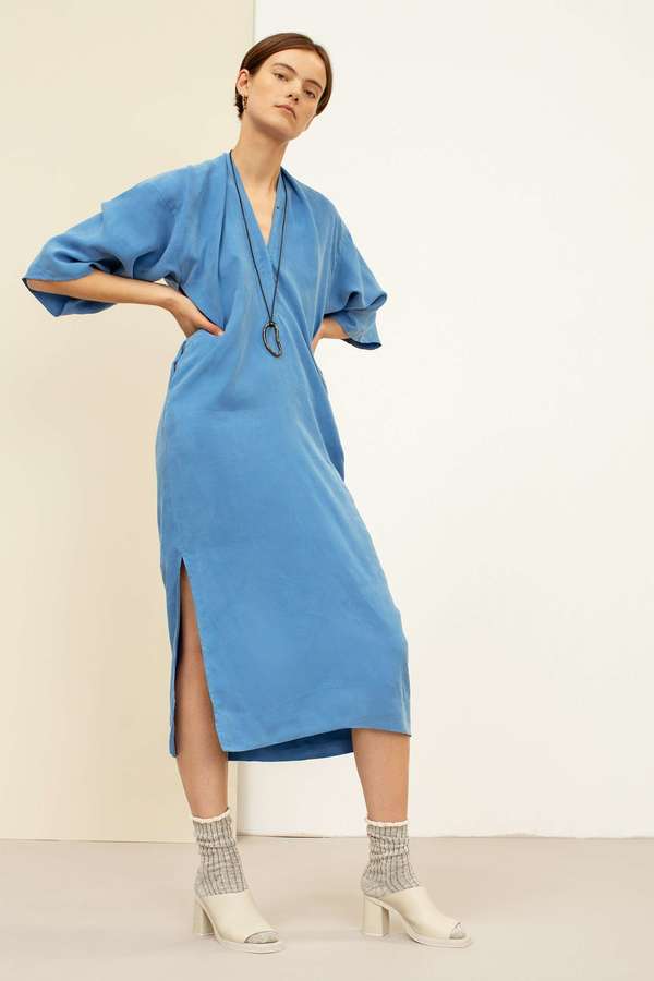 HUMANOID Leo Dress - Blue | Garmentory HUMANOID Leo Dress - Blue | Garmentory