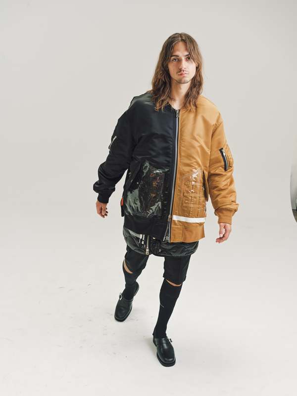 TAKAHIROMIYASHITA The Soloist. Nylon Oversized Two-Tone