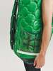 TAKAHIROMIYASHITA The Soloist. Nylon Oversized Quilting Liner Vest - Green - Thumbnail 4