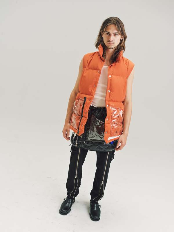 TAKAHIROMIYASHITA The Soloist. Oversized Mountain Vest - Orange