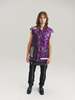 TAKAHIROMIYASHITA The Soloist. Nylon Oversized Quilting Liner Vest - Purple - Thumbnail 1