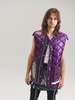 TAKAHIROMIYASHITA The Soloist. Nylon Oversized Quilting Liner Vest - Purple - Thumbnail 2