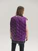 TAKAHIROMIYASHITA The Soloist. Nylon Oversized Quilting Liner Vest - Purple - Thumbnail 5