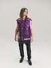 TAKAHIROMIYASHITA The Soloist. Nylon Oversized Quilting Liner Vest - Purple - Thumbnail 6