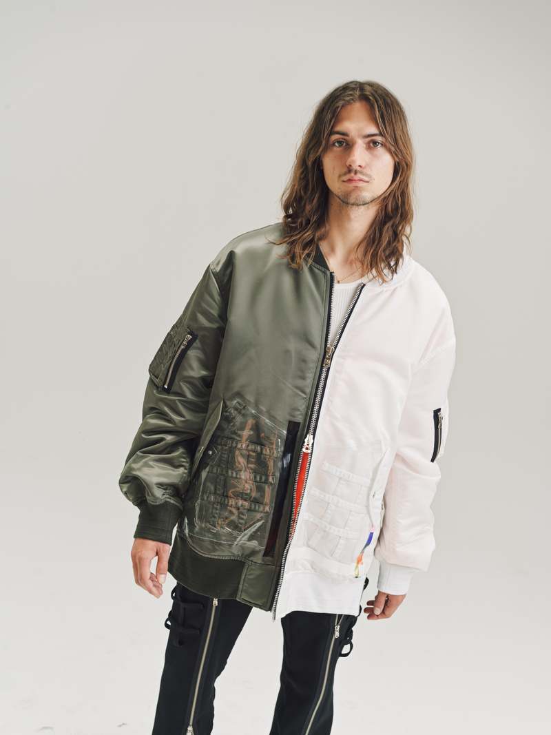 TAKAHIROMIYASHITA The Soloist. Nylon Oversized Two-Tone