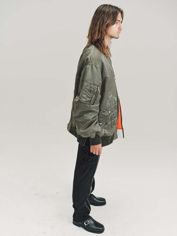 TAKAHIROMIYASHITA The Soloist. Nylon Oversized Two-Tone Flight