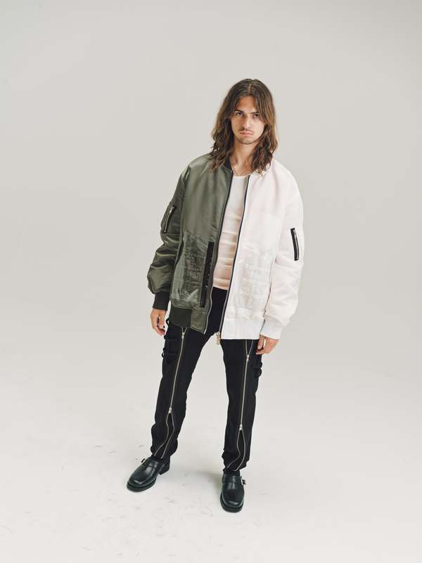 TAKAHIROMIYASHITA The Soloist. Nylon Oversized Two-Tone Flight