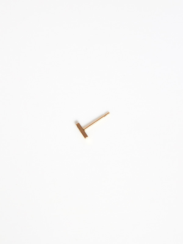 Still House Olko Stud Earring (Single) - 14k Gold/Pavé Diamonds Still House Olko Stud Earring (Single) - 14k Gold/Pavé Diamonds