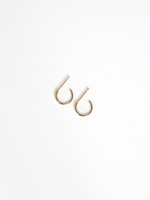 Still House Salo Hoops with Diamonds - 14k Gold Still House Salo Hoops with Diamonds - 14k Gold