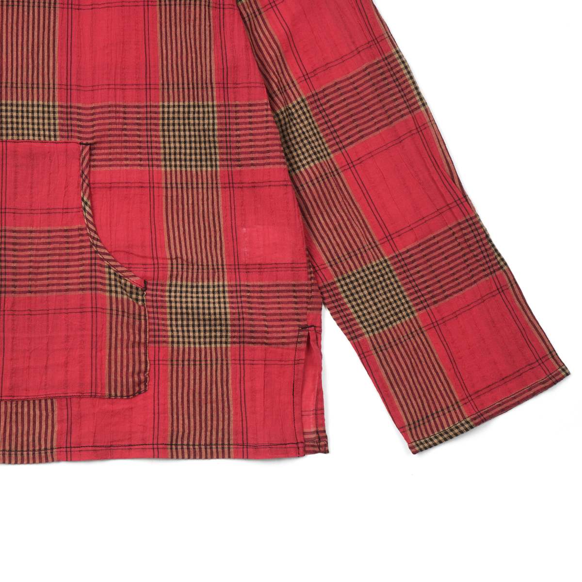 トップス South2 West8 Mexican Parka - Crepe Plaid South2 West8 Crepe Plaid Mexican Parka - Red/Beige/Black | Garmentory