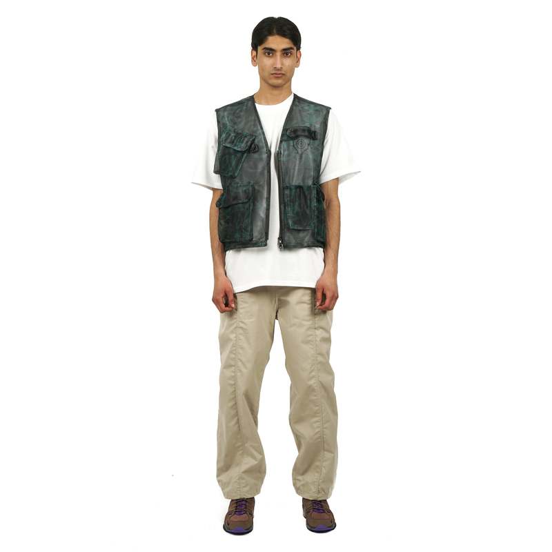 South2 West8 HEAVYWEIGHT MESH BUSH TREK VEST - SKULL/TARGET