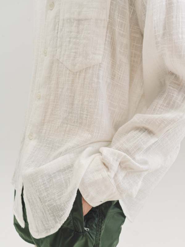 Our Legacy Air Cotton Coco Shirt - Off-White | Garmentory