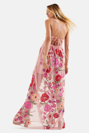 chinese dress ladies For Love & Lemons Wynne Maxi Dress – Mikinola main image 1