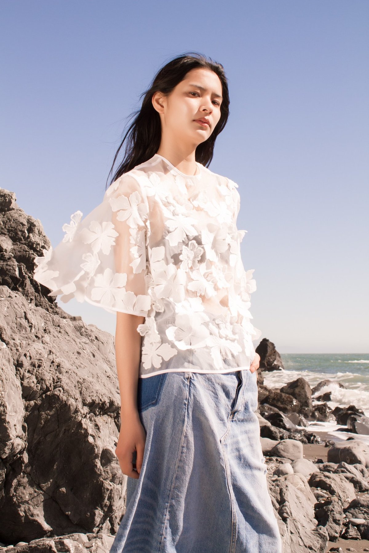 Nika Tang Camera Embroidery Top - Image 1 of 4