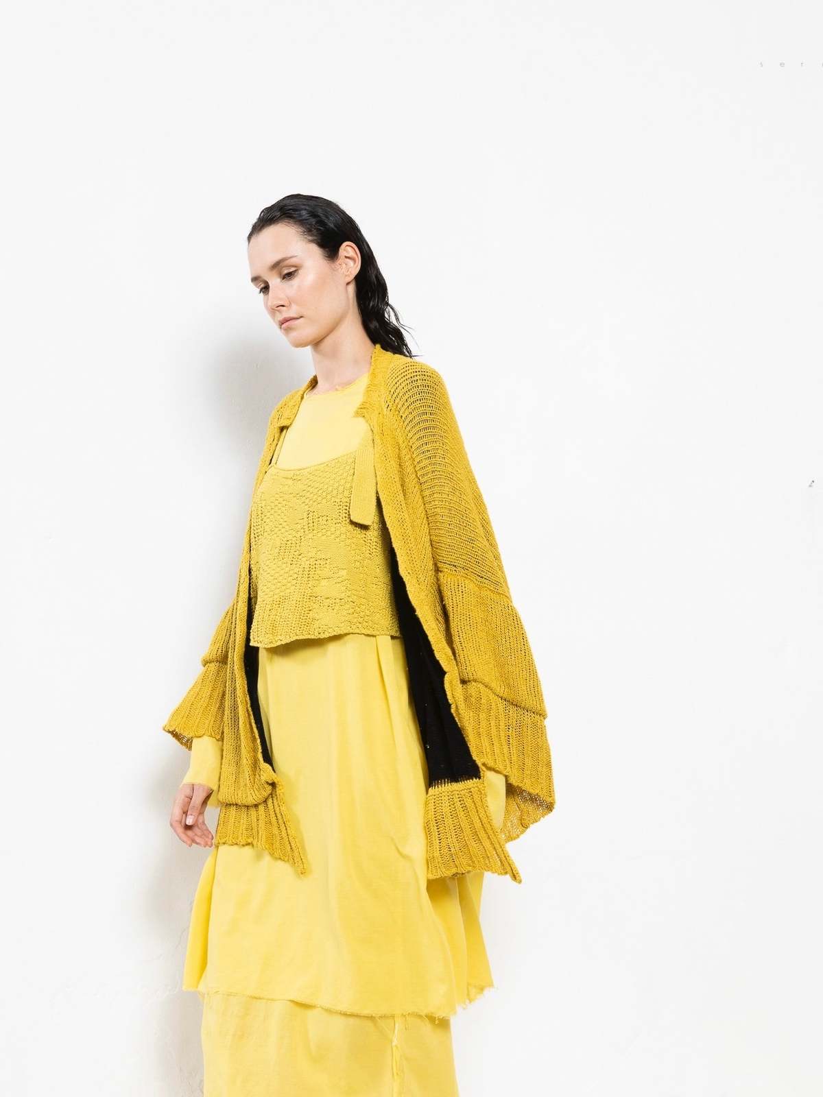 Serien°umerica Cardigan - Yellow - Image 5 of 14