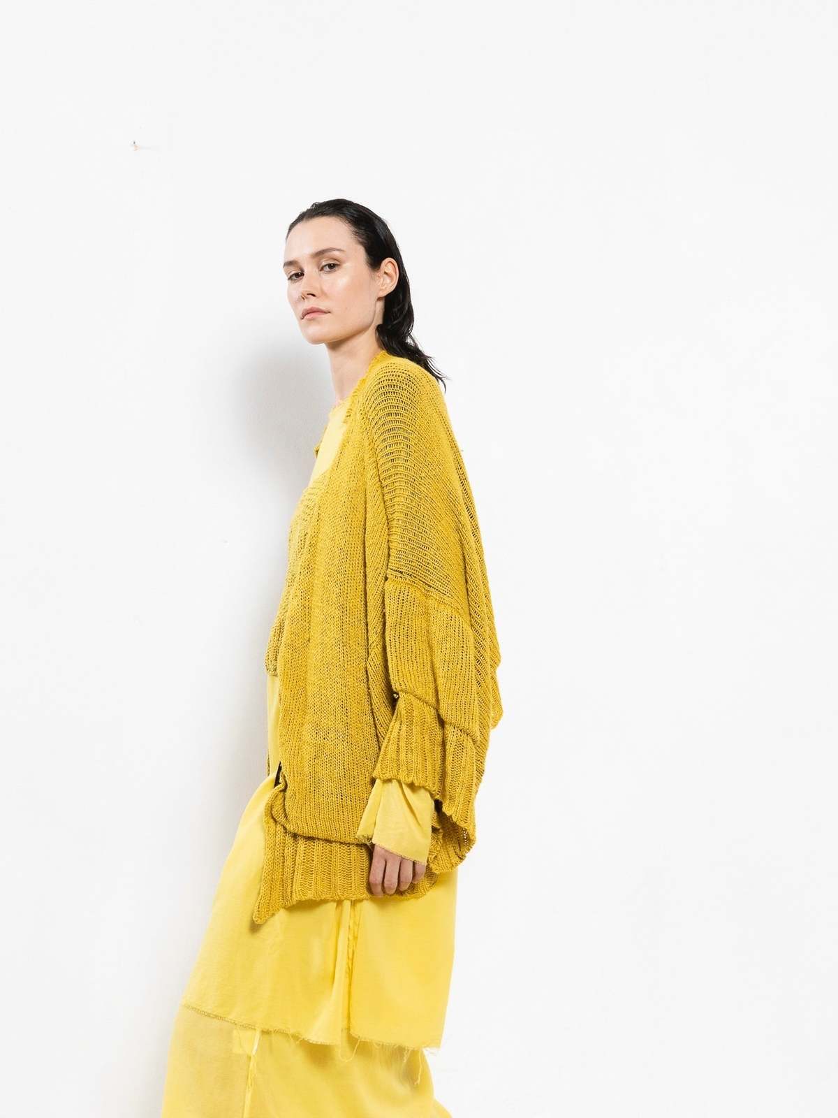 Serien°umerica Cardigan - Yellow - Image 6 of 14