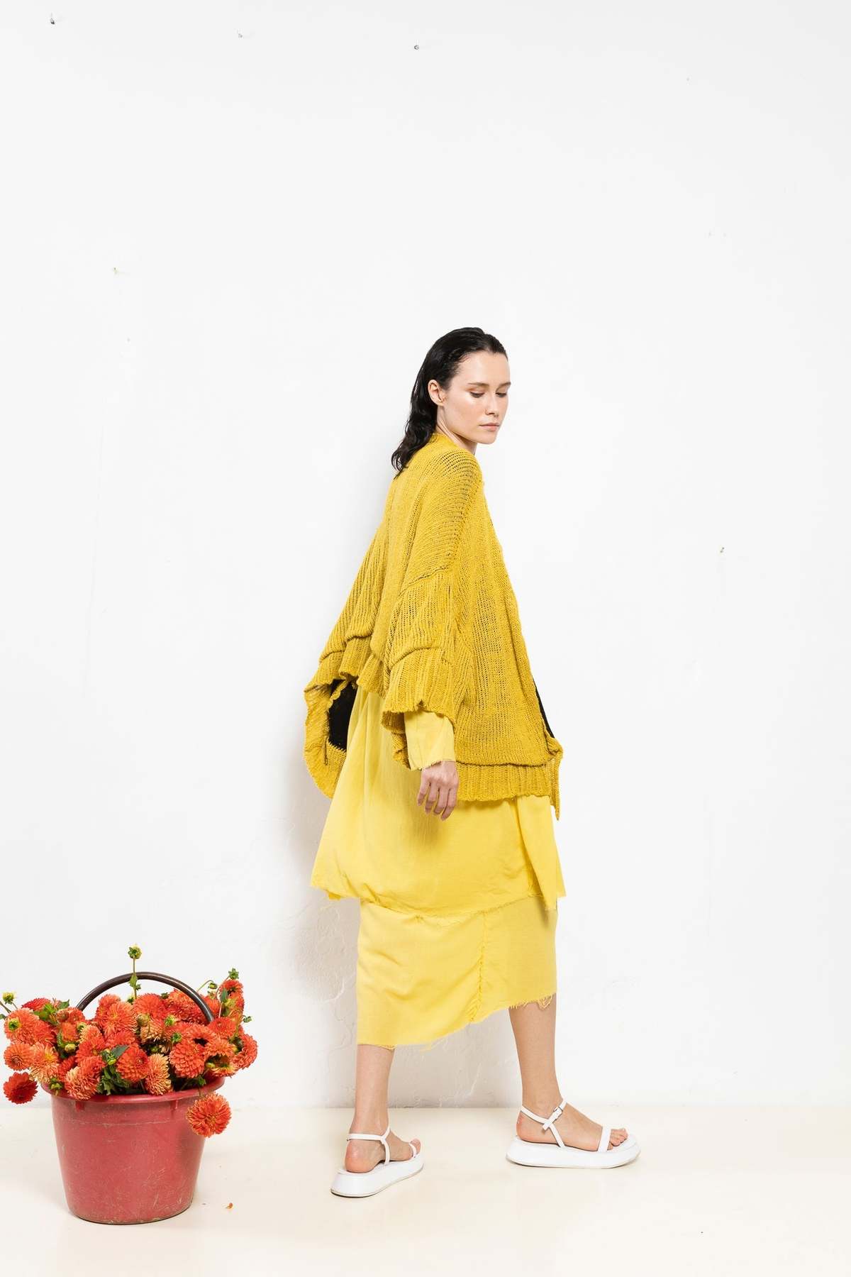 Serien°umerica Cardigan - Yellow - Image 9 of 14