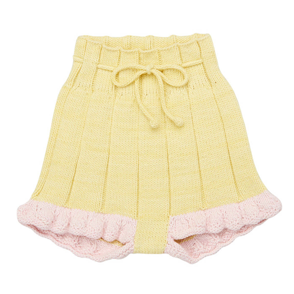 ボトムス Misha & Puff Scallop Hem Shorts 3y Misha & Puff Child Scallop Hem Shorts Vintage Yellow