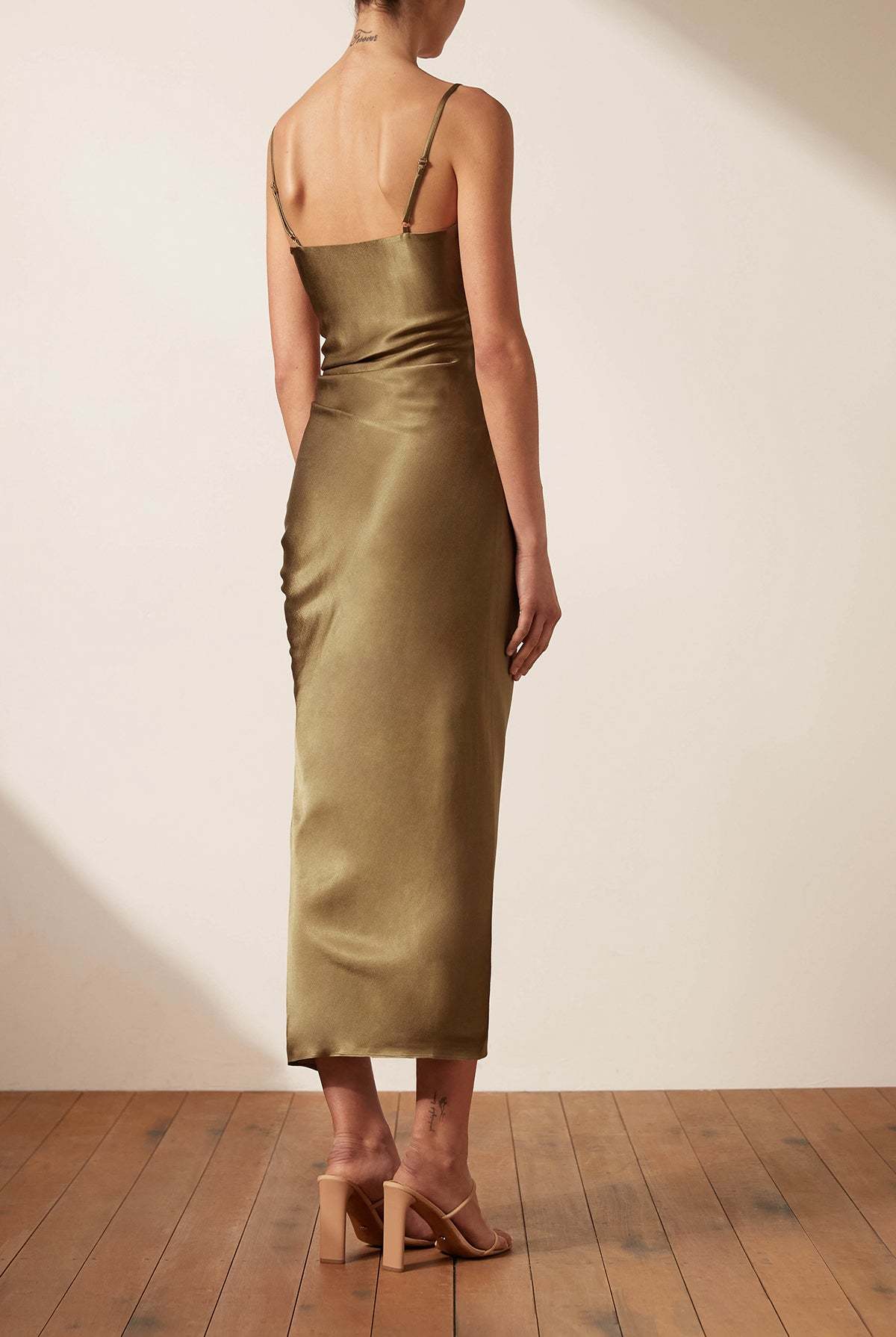 thalia bias cut out midi dress Shona Joy Thalia Bias Ruched Midi Dress