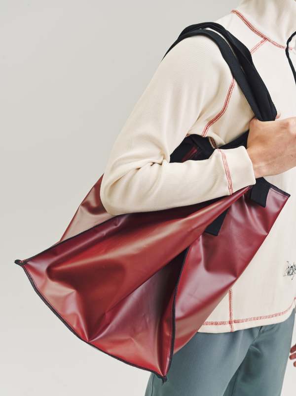 GR10K Nylon Canvas PVC Soil Sack - Bordeaux | Garmentory