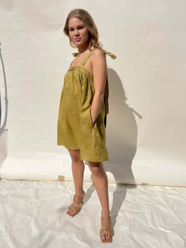 slim fit dress slacks THE ADRIANA MINI DRESS main image 0