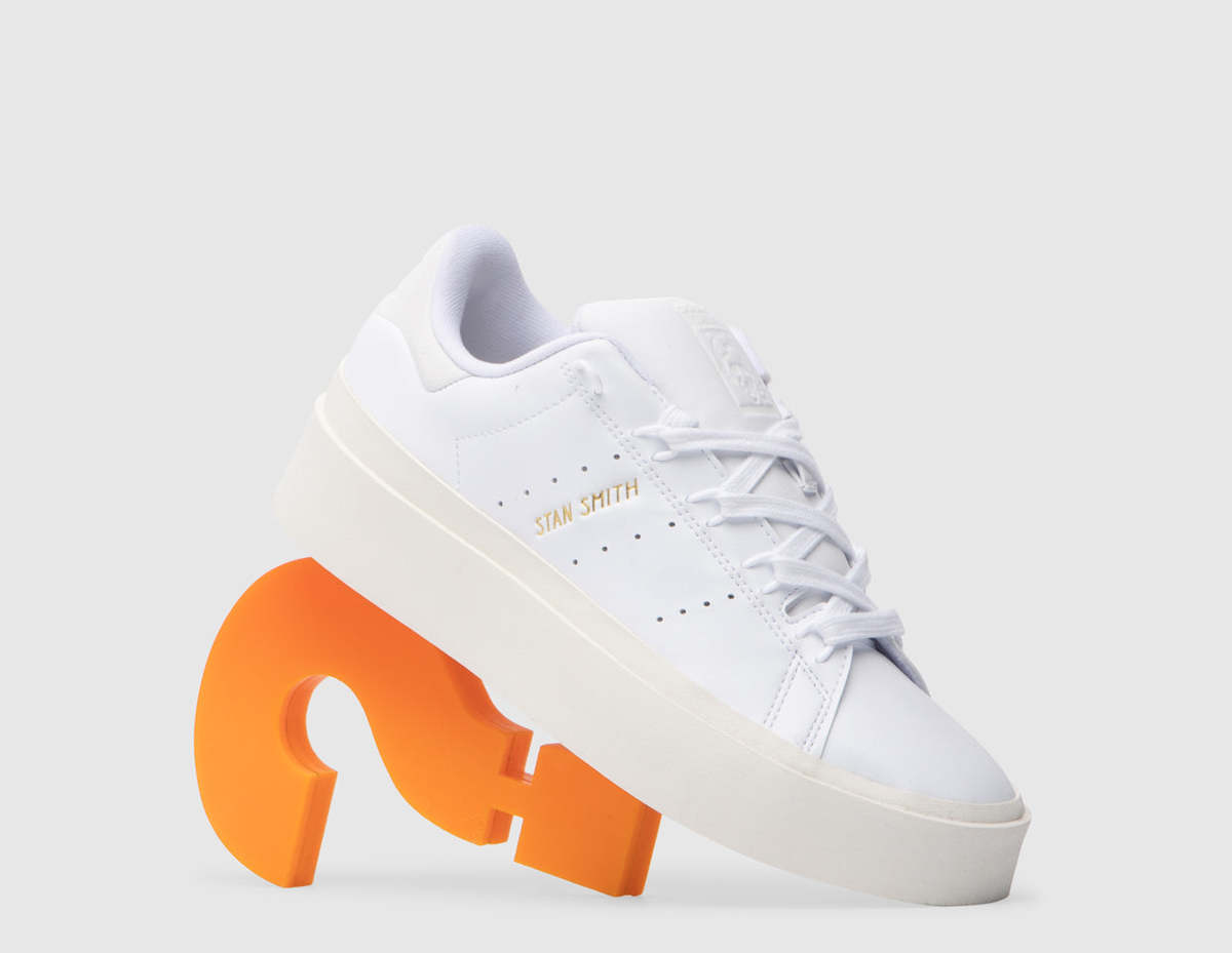 adidas Originals Womens Stan Smith Bonega Sneakers Cloud White