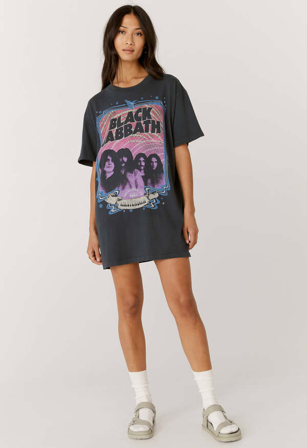 vintage band t shirt dress
