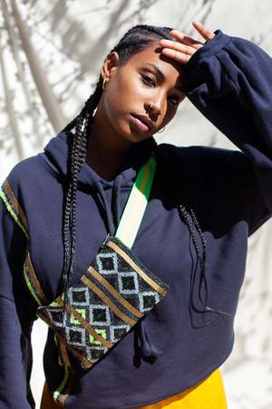 abacaxi NYC Beaded Balloon Sleeve 