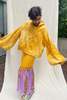 Abacaxi Flower-dyed Balloon-Sleeve Hoodie - Thumbnail 3