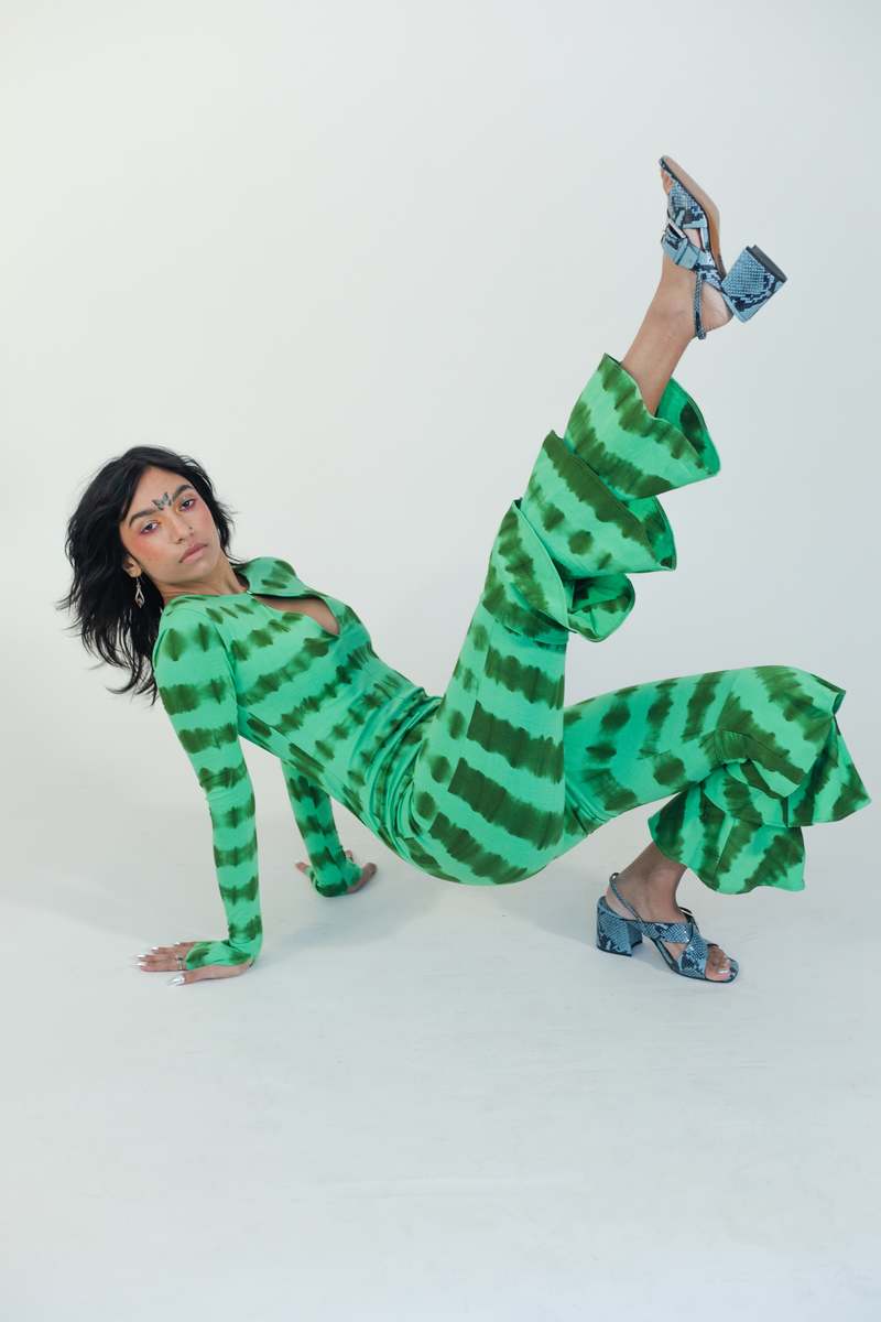 Abacaxi Ruffle Catsuit