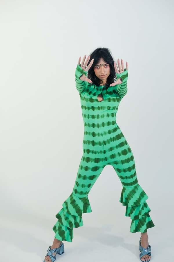 Abacaxi Ruffle Catsuit