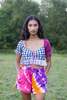 Abacaxi Ruffled Sari Blouse - Thumbnail 1