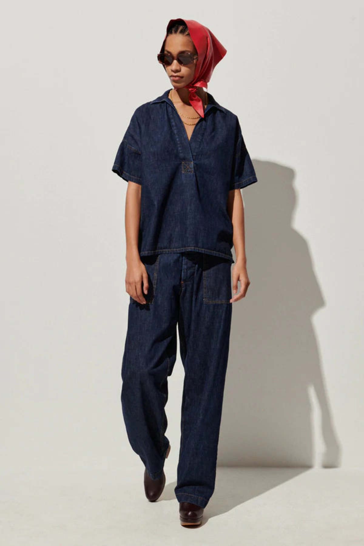 Rachel Comey Jagio Top - Dark Indigo | Garmentory