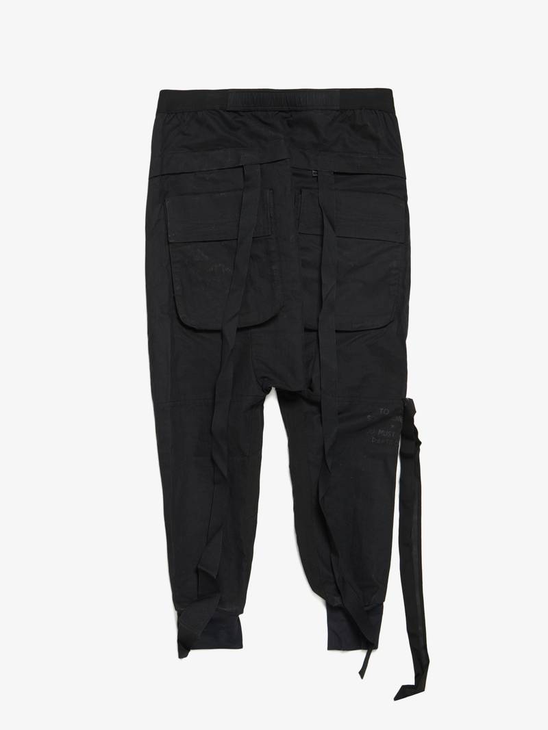 Ben Taverniti Unravel Project M Black Drop Crotch Pants