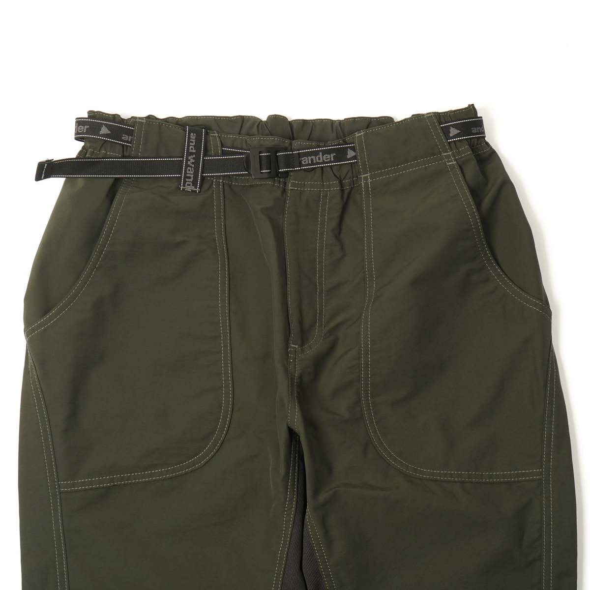and wander｜19SS 60/40 Cloth Rib Pants-2 and wander 60/40 CLOTH RIB PANTS - KHAKI | Garmentory