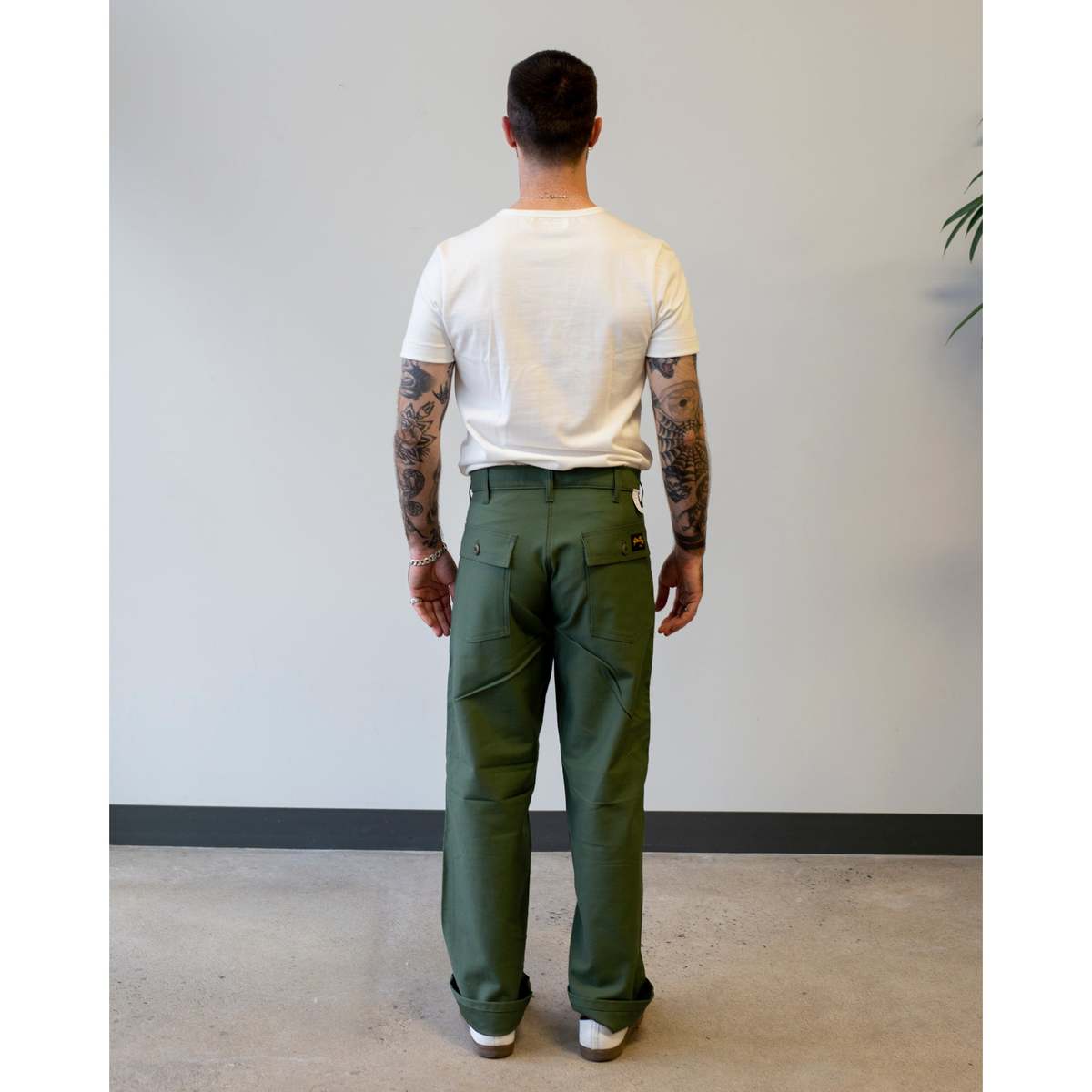 Stan Ray OG Fatigue Pant - Olive Sateen | Garmentory