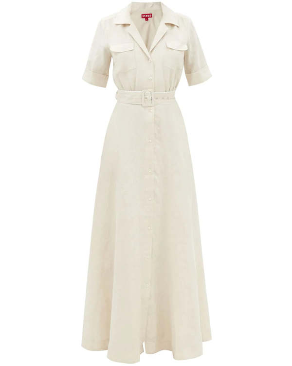 wedding dresses long sleeve a line Elegant Crew Neck Long Sleeve A-line Wedding Dresses with Pocket White / 4 main image 1