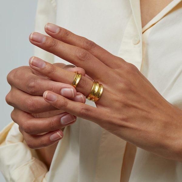 Jenny Bird Dune Ring - Gold