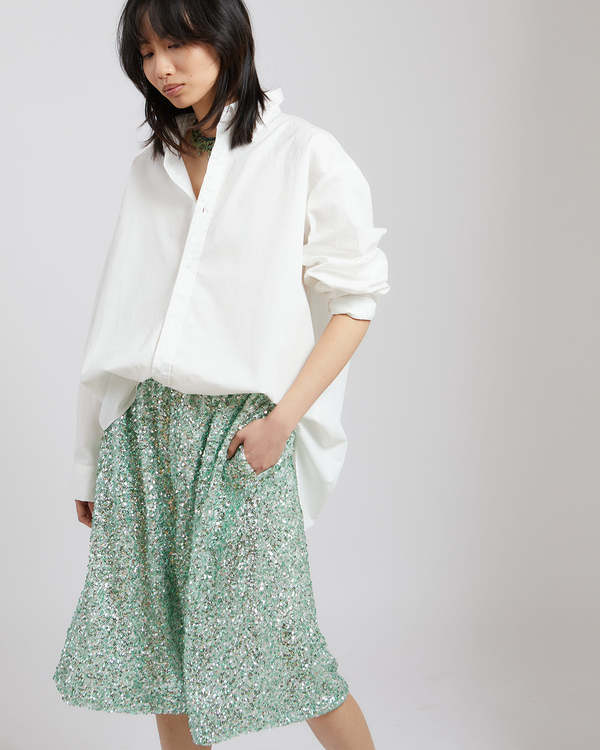 Rachel Comey Cassio Sequin Short - Green Multi