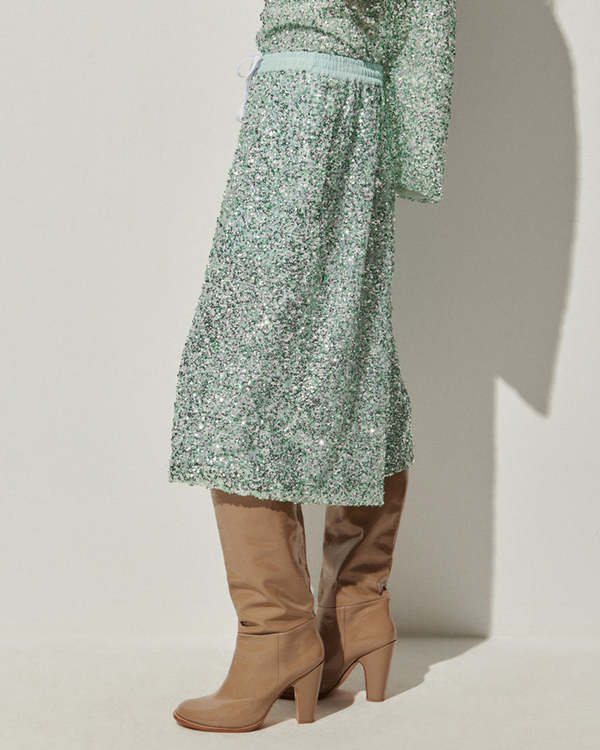 Rachel Comey Cassio Sequin Short - Green Multi