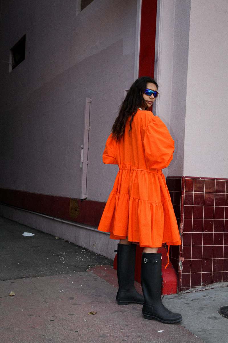 KkCo 〈Utility Wrap Dress 〉 Utility Wrap Dress in Ballet Pink – KkCo