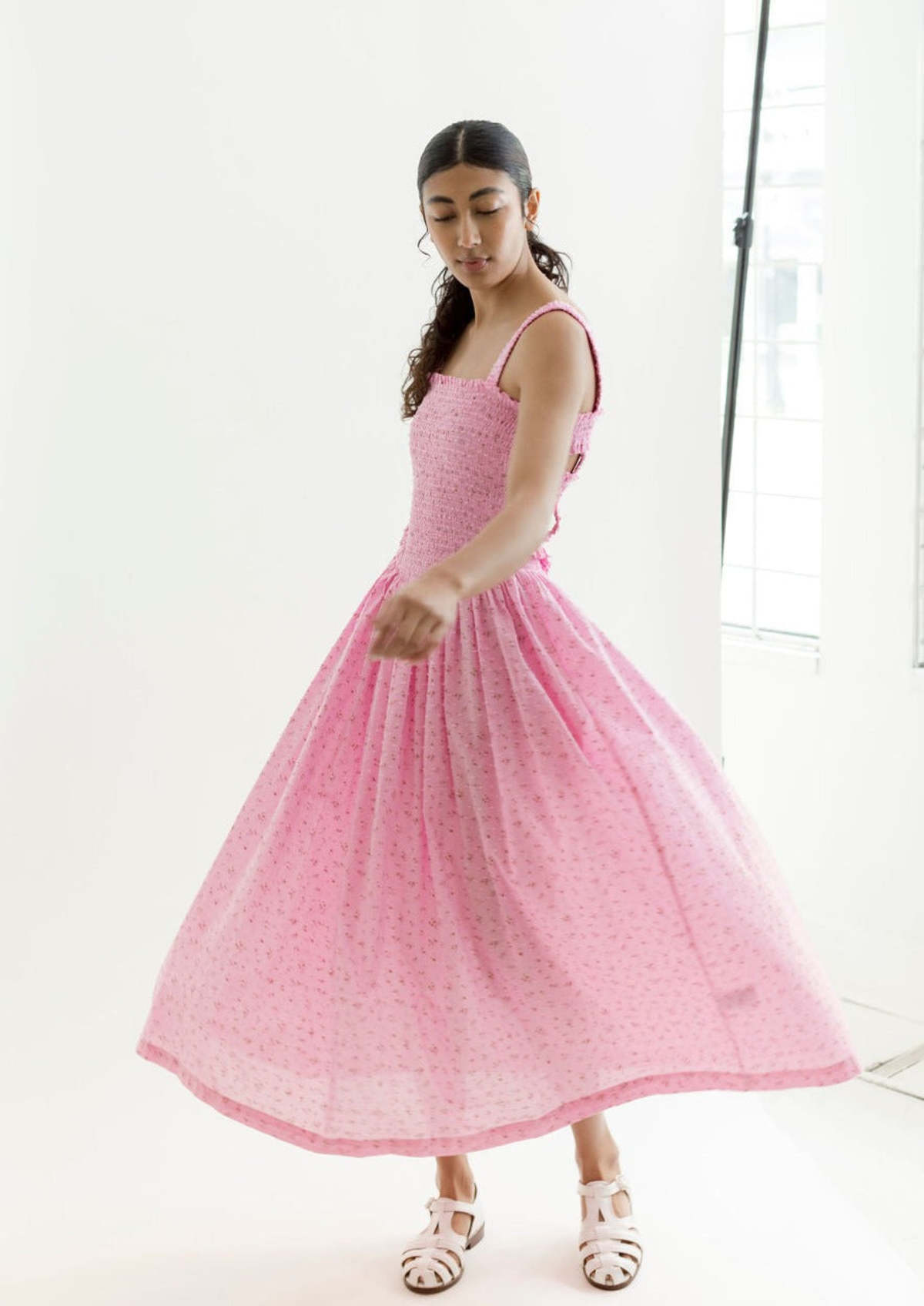 Tach Clothing Amelie Voile Dress Pink Garmentory