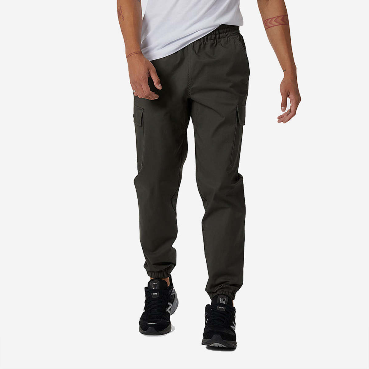 New Balance Athletics Woven Cargo Pants Camo Green Garmentory