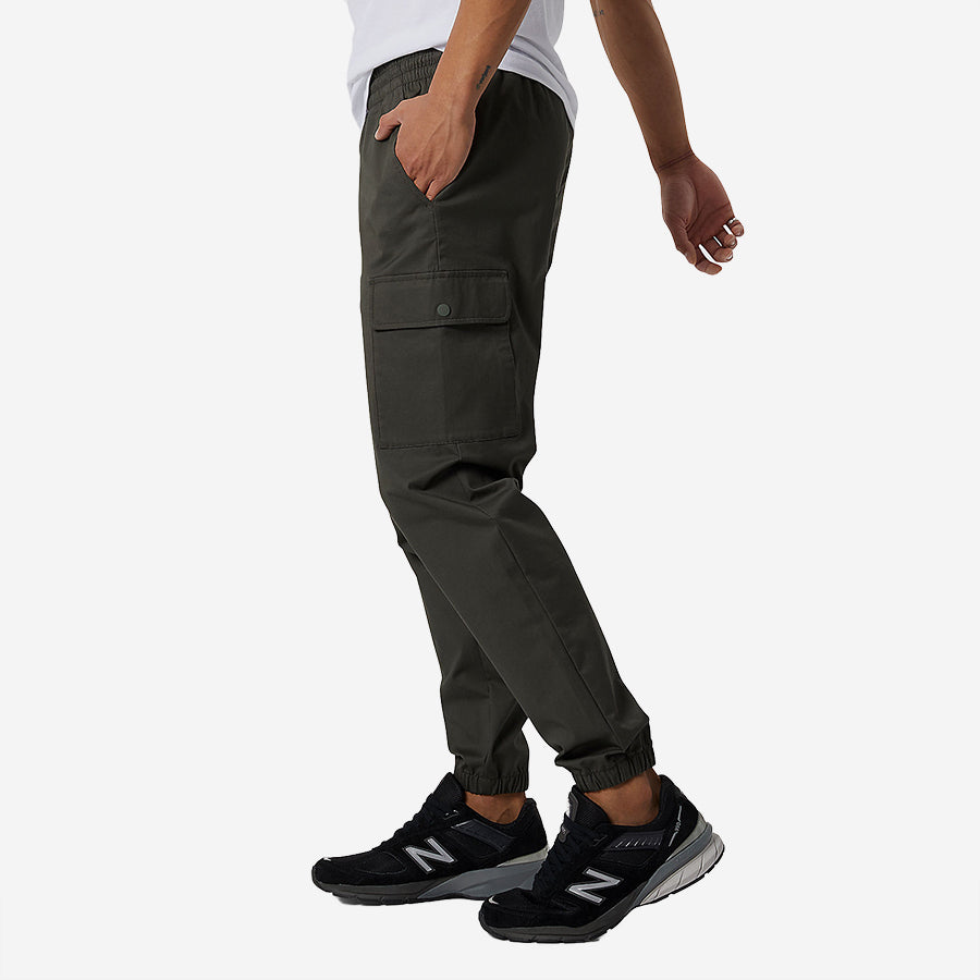 New Balance Athletics Woven Cargo Pants Camo Green Garmentory