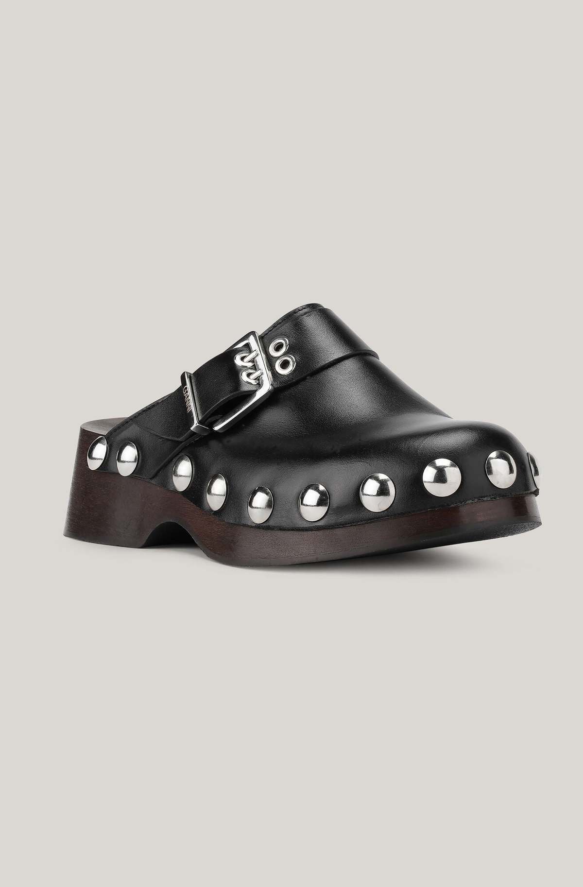 Ganni Studded Leather Clog - Image 1 of 5