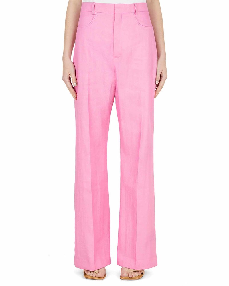 Jacquemus Le Pantalon Sauge リネンブレンドパンツ Jacquemus Le Pantalon Sauge パンツ | ニュートラル | FARFETCH JP