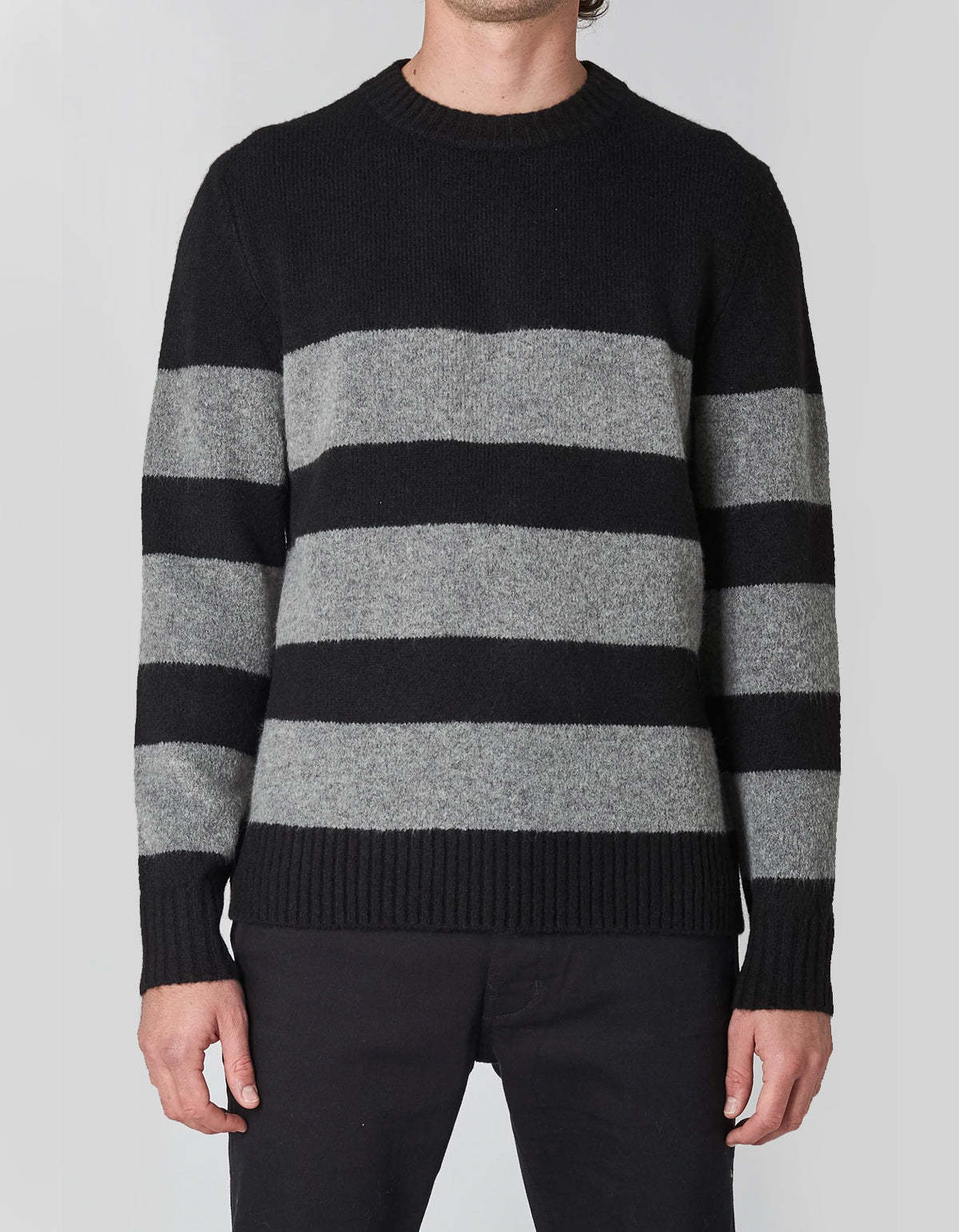 Neuw Smith Stripe Knit - Black Stripe - Image 1 of 1