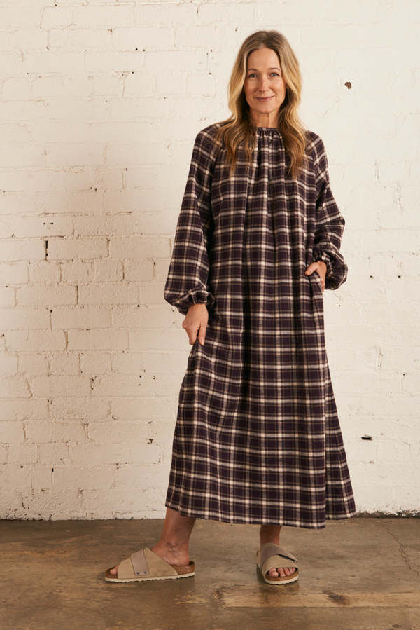 Lois Hazel Field Dress - Plaid